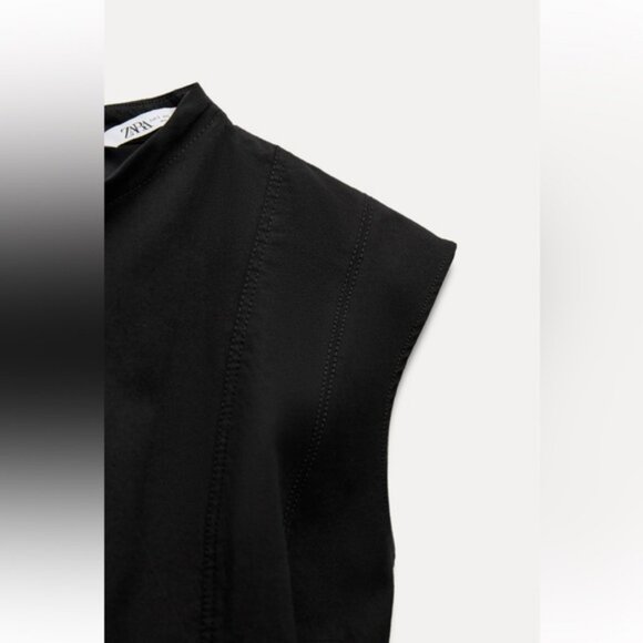 ZARA MINI GODET DRESS ZW COLLECTION - Picture 6 of 8